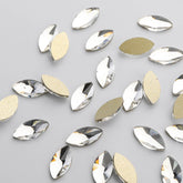 Navette Shape Crystal Flat Back Fancy Rhinestones WholesaleRhinestone